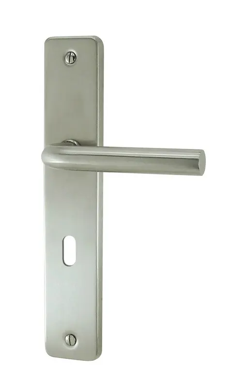 ENSEMBLE DE POIGNEES DE PORTE EASY INOX PENE DORMANT 195 MM