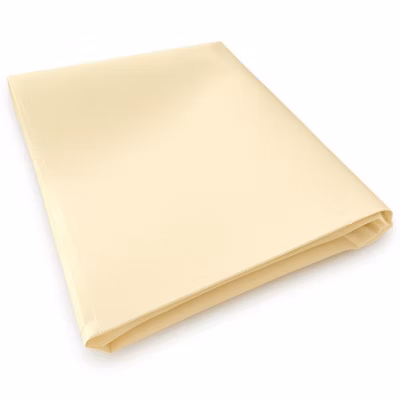 Bâche Brise vue sans Oeillets 3×1 m Ivoire – Garantie 10 ans TECPLAST – XP640BV – Bâche PVC étanche – Made in France