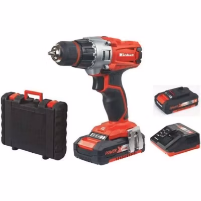 Perceuse visseuse a percussion einhell te-cd 18/2 sans fil 44.0 Nm 18 V