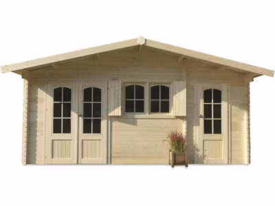 Abri jardin bois « Rostock »  22.04 m²  5.68 x 3.88 x 2.75 m  40 mm