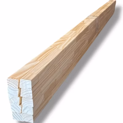 Lot de 10 cadres en bois avec lattes en pin 35x17x2400 mm