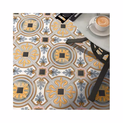 Carrelage sol / mur octogonal motif 20×20 cm VODEVIL OCTOGONO DIGLAS