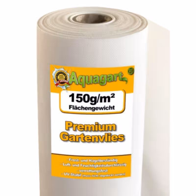 40 m² film de paillage, 150 g / m² blanc 1 m de large Aquagart