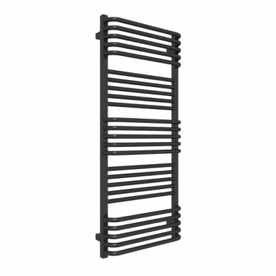Sèche-serviette eau chaude noir de 780mm de haut et 500mm de large – 399 Watt – POL780/500SXN