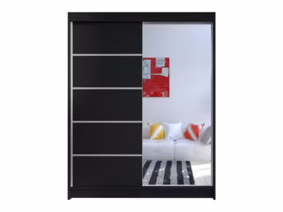 Armoire Closico Vastor III, Nombre d&rsquo;étagères: 5, 200x150x58cm