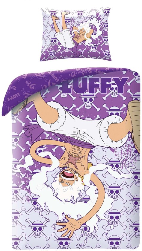 Dekbedovertrek One Piece Luffy – 140 x 200 + 70 x 90 cm – Poly