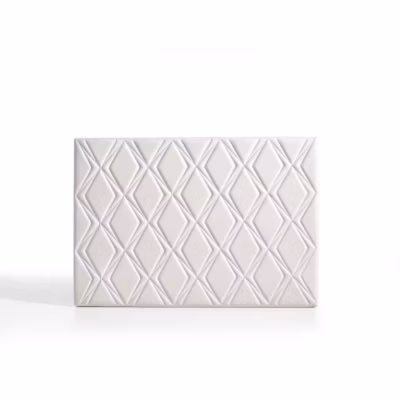 Tête de lit – ECCOX – Rubi – Similicuir blanc – 160 cm – Design classique