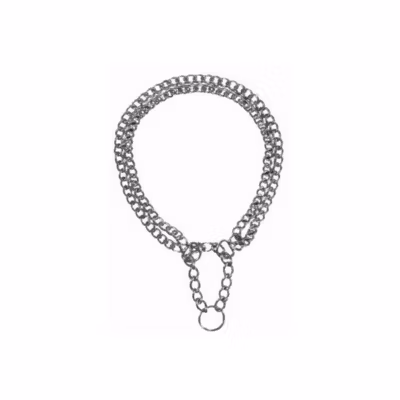 Collier d&rsquo;arrêt,  S-M 35 cm -2,0 mm 2 rang pour chien