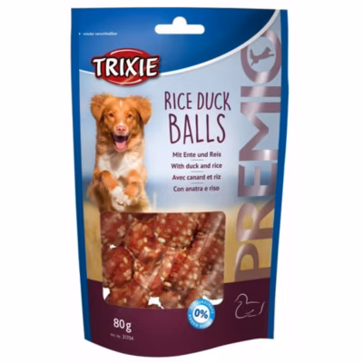 Friandise au canard et au riz pour chien 80 g