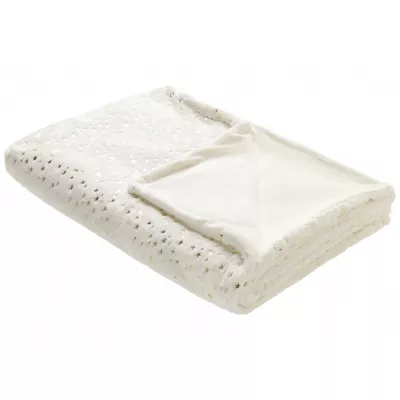 Couverture ALAZEYA 130 x 180 cm Blanc cassé