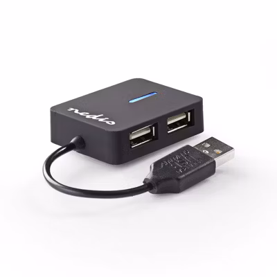 Hub USB 2.0 4 Ports de voyage NEDIS