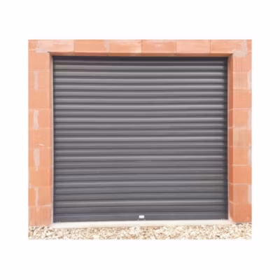 Rideau Métallique Gris RAL7016 Motorisé 220V Lames Pleines 7/10ème L3500 H5000 CLASSIC