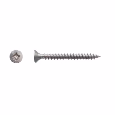 200 Vis Bois Tête Fraisée Pozidriv 4 x 35 mm – Inox A4 – D-Work