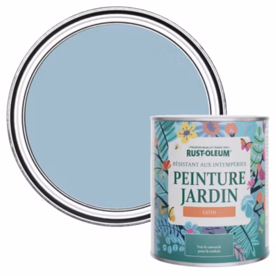 Peinture Bleue pour Jardin et terrasse, Finition Satinée – RUST-OLEUM – Après l&rsquo;orage