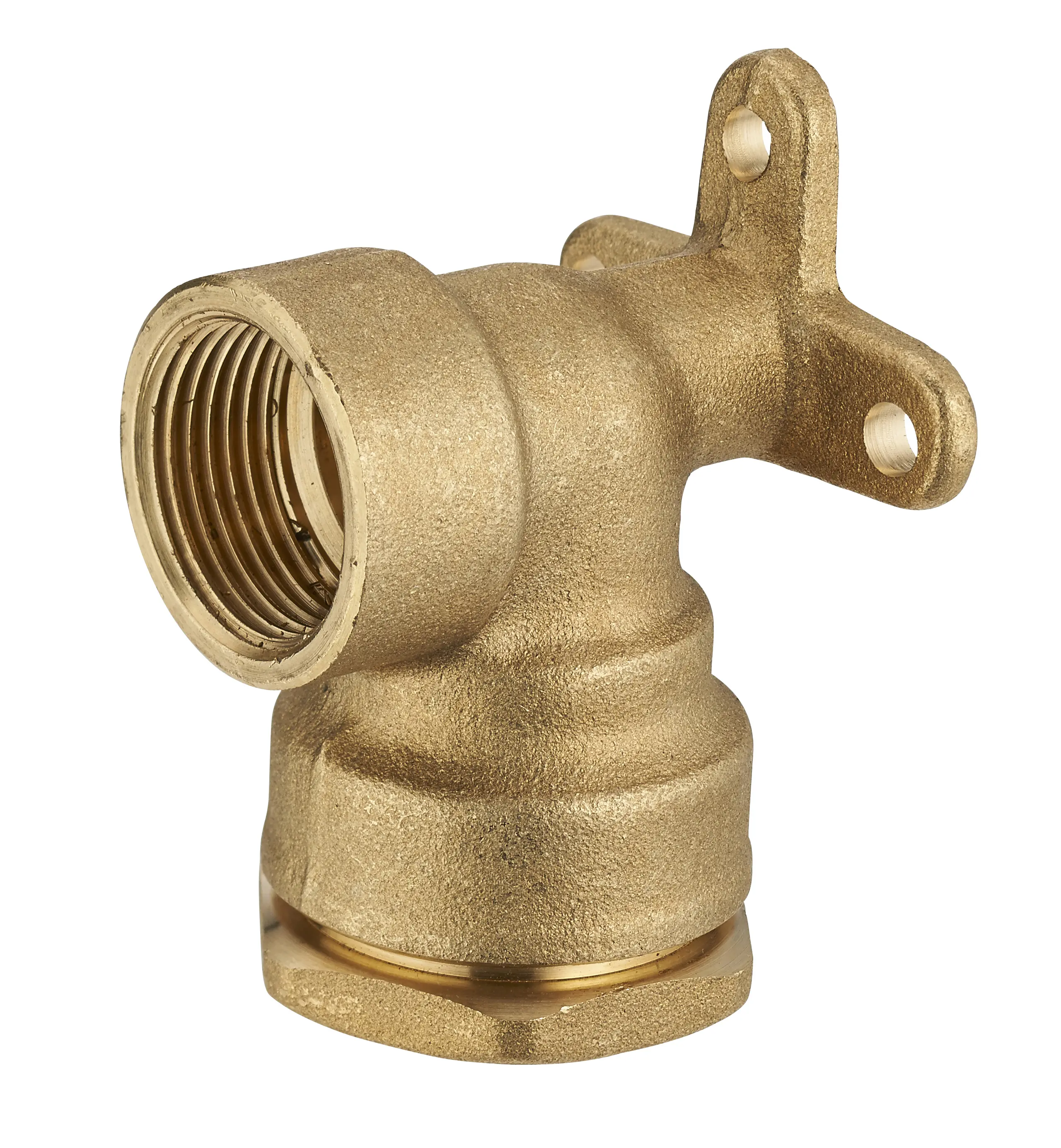 Raccord Coude applique en laiton pour tuyau polyéthylène – Ø25 – F3/4'