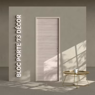 Bloc-Porte Oslo H. 204 x l. 73 cm – Poussant Gauche