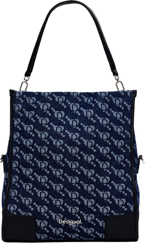 Desigual Sac à main Sac à épaule bandoulière Arco Loverty Hand Bag Denim Dark Blue Bleu marine
