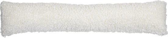 coussin de brouillon teddy curl blanc 20x90cm