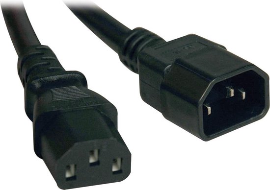 Tripp Lite P004-008, 2,4 m, Coupleur C14, Coupleur C13, 100 – 250 V, 10 A