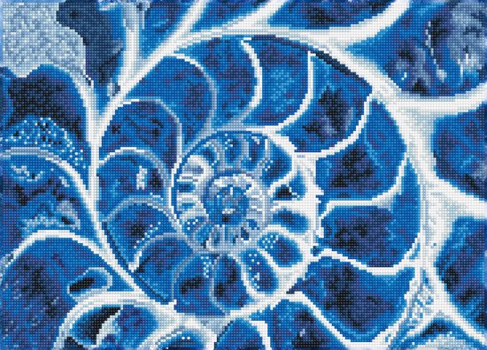DD9.057 Diamond Dotz Dotz ® – 51x37cm Blue Nautilus