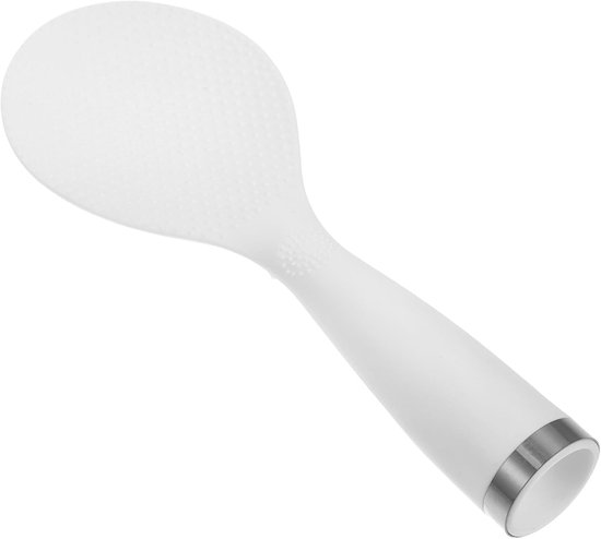 Cuillère à riz – Cuillères de service – Plastique – Cuiseur à riz avec couche antiadhésive – Ustensiles de cuisine – Cuillère à riz Riz Cuillère à servir – Ustensiles de cuisine – 21.2*8 cm – Wit