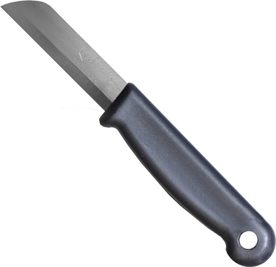 Couteau Solingen – Inox Lisse – 16 cm avec « Couvre Lame » – Grijs