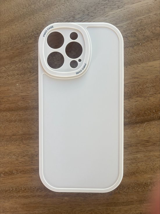 Coque téléphone adaptée pour Apple Iphone 13-14-15-16 PRO MAX coque silicone – back cover – protection optimale – BEIGE/ECRU