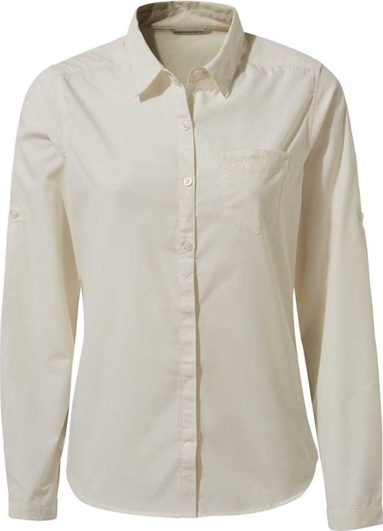 Craghoppers – Blouse anti-UV pour femme – Manches longues – Kiwi – Vert/ Blauw – taille L (42)