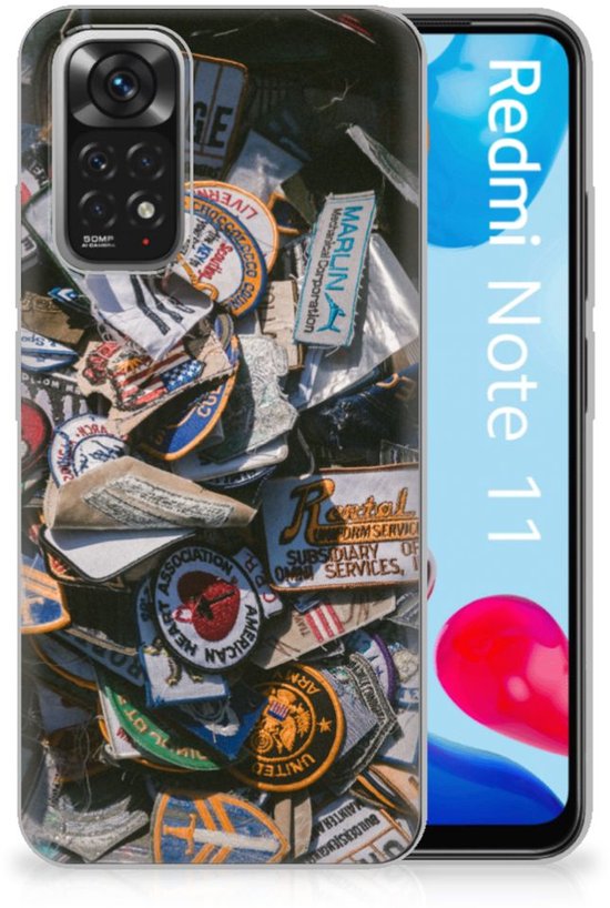 Coque Silicone Xiaomi Redmi 10 | Insignes de boîtier de téléphone portable Redmi Note 11 4G