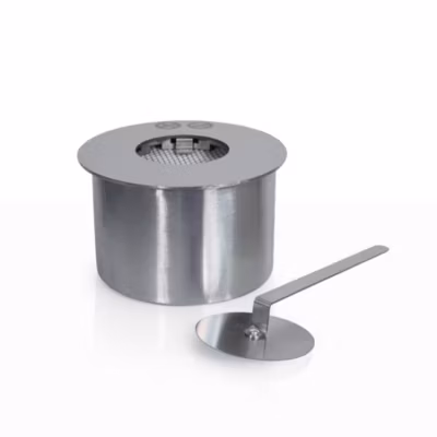 Brûleur rond pour cheminée au bioéthanol cheminée bio en acier inoxydable 2 lt d.20 cm