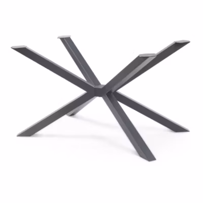 Piètement de table Bemeenel 120 x 75 x 72 cm noir en.casa