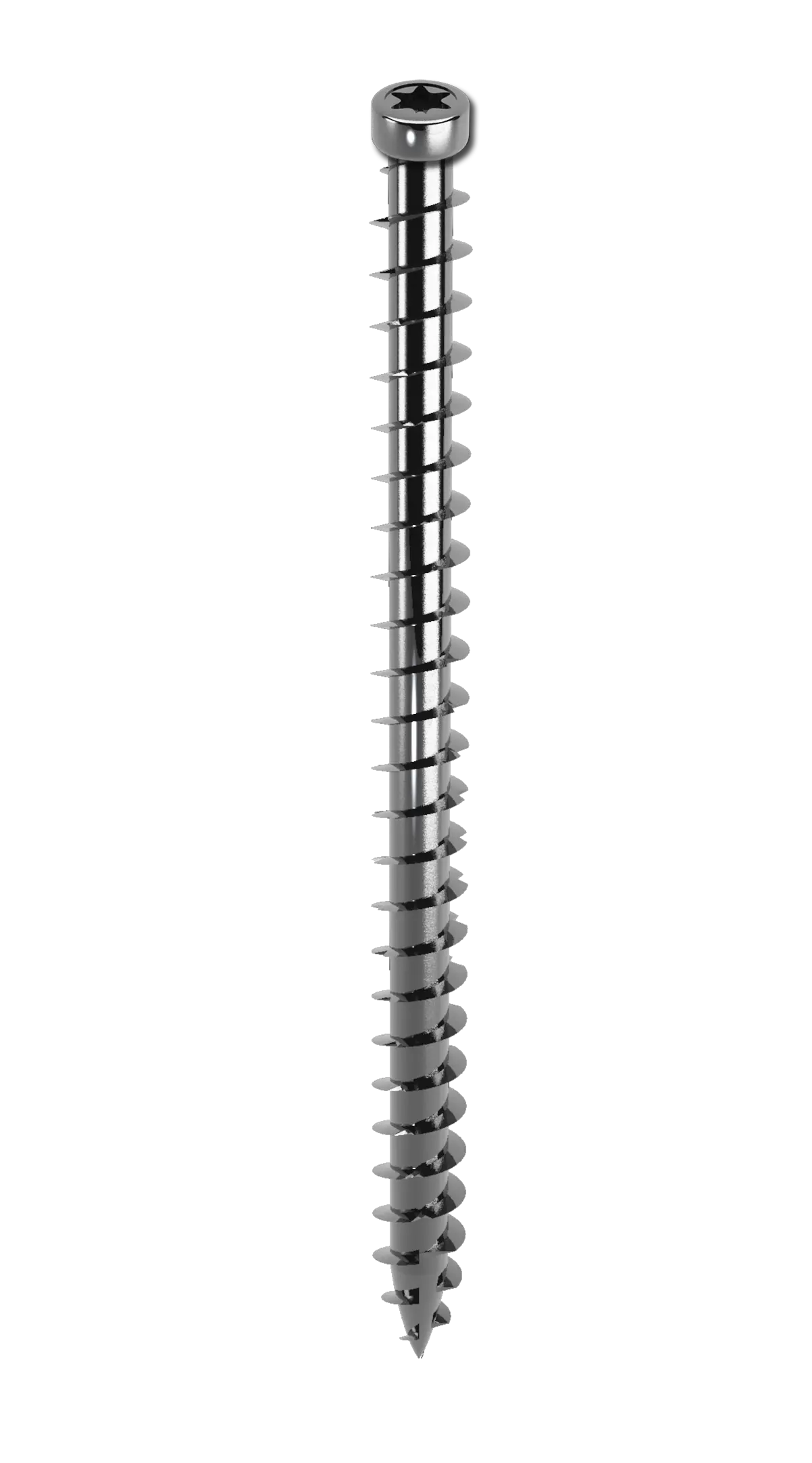 Vis chassis STARBLOCK TX Tête cylindrique Acier zingué blanc 7,5×82 Boite de 100