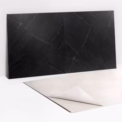 Panneau autocollant Tulup 100×50 cm Marbre classique 1 pcs