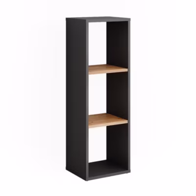 Vicco Armoire à chaussures Anthracite/chêne doré 30×90.5cm