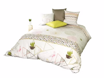 Housse de couette + taie Cactus