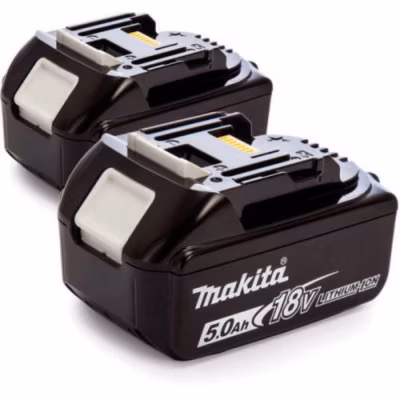 Pack de 2 batteries 18 V MAKSTAR Li-Ion BL1850B 5.0 Ah – – MAKITA – – PACK2BAT5LI