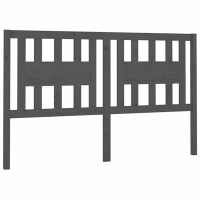 vidaXL Tête de lit Gris 206x4x100 cm Bois massif de pin 818692