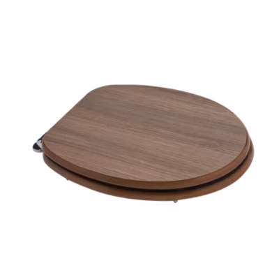Abattant Universel Pour Toilettes En Mdf, Finition Effet Bois Chêne Fumé