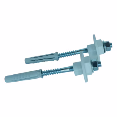 Somatherm For You – 2 fixations lavabo paroi pleine rondelle excentr. 10×100