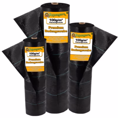 800 m² tissu de sol, film de paillage, 100 g, 1,65 m de large Aquagart