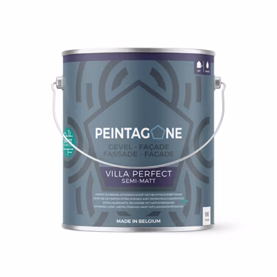 Peinture de finition extra durable pour murs intérieurs & façades – Villa Perfect, 4 l, blanc