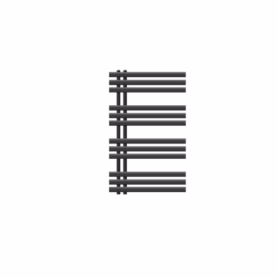 Radiateur de Salle de Bain Design Iron EM, 600 x 1000 mm, Anthracite, en Acier Revêtu par Poudre