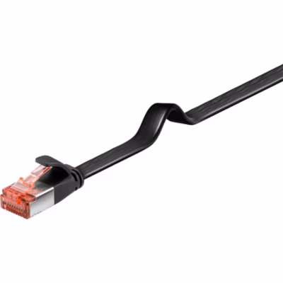 Câble RJ45 Cat6 plat blindé 7.50 m GOOBAY