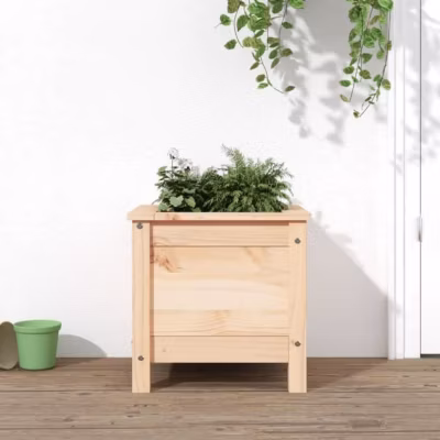 vidaXL Jardinière 40x40x39 cm bois de pin massif 825247