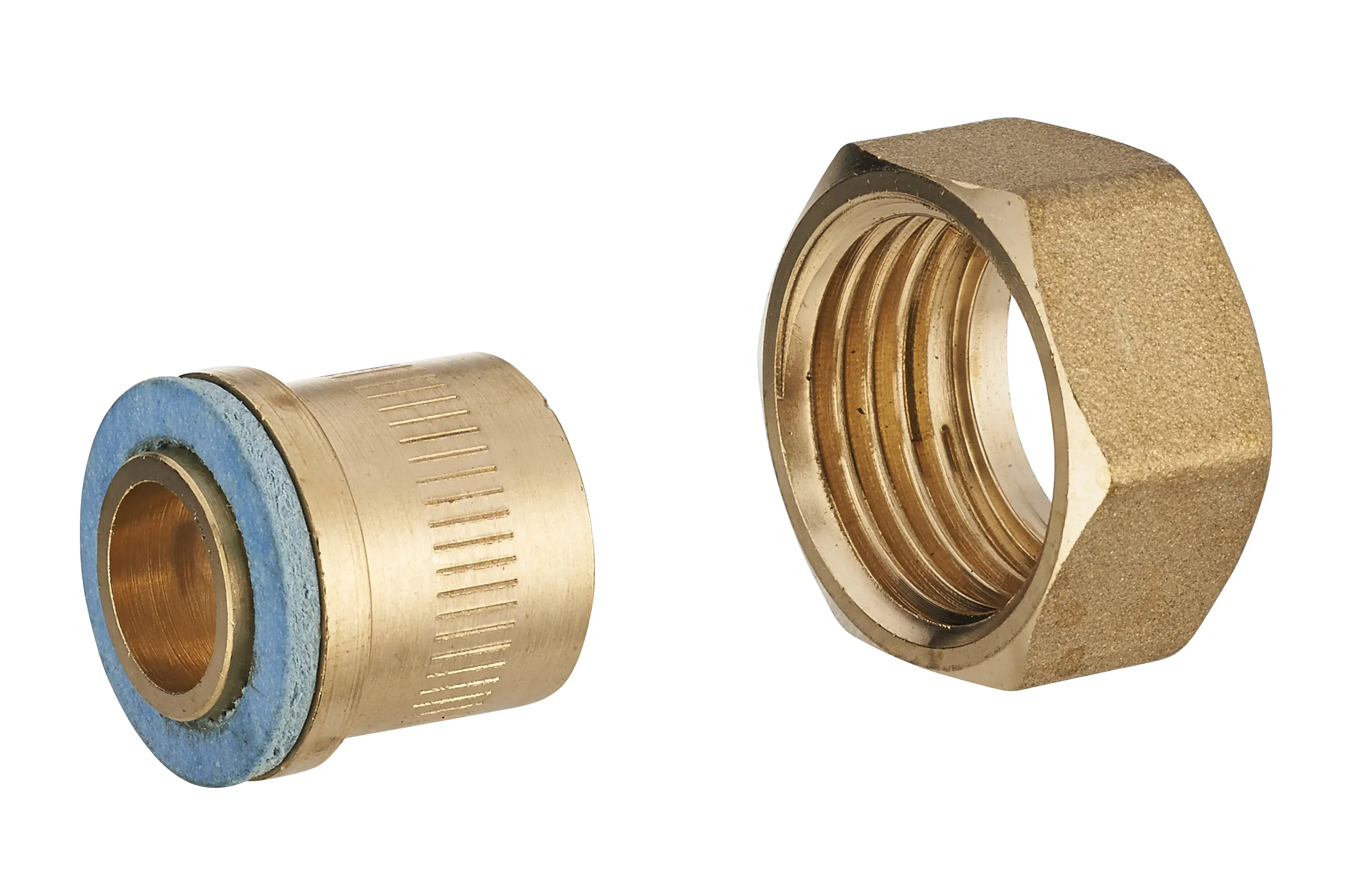 Raccord Gaz naturel – Femelle à souder – F1/2' – Ø14 – 2 pièces