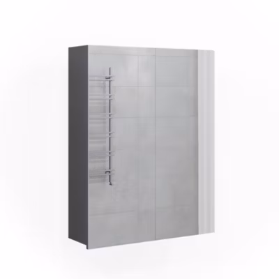 Vicco Armoire de toilette Anthracite 60x77cm