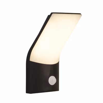 Applique murale exterieur, 1 lumiere, acier inoxydable, blanc noir ,light my place