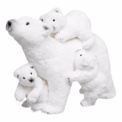 Décoration Noël, famille Ours, H 42 cm – Atmosphera