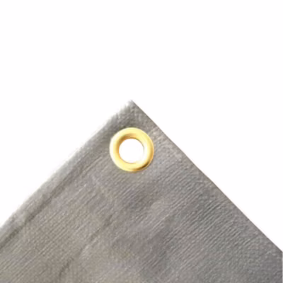 Bâche de protection, 280g/m, 5x8m (40m), grise, bâche étanche et imperméable