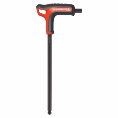 FACOM Clé Allen Poignée En P 8 mm – 6 Pans Tête Sphérique – 84TZSA.8